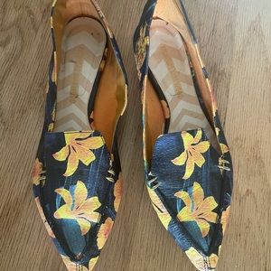 Nicholas Kirkwood Floral Flats